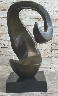 Abstract Metal Face Art Sculpture Bronze by Salvador Dali