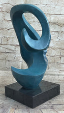 Surreal Salvador Dali Bronze Sculpture Abstract Face Art