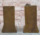 Bronze Bookends – Satyr and Goat Mythological Sculpture