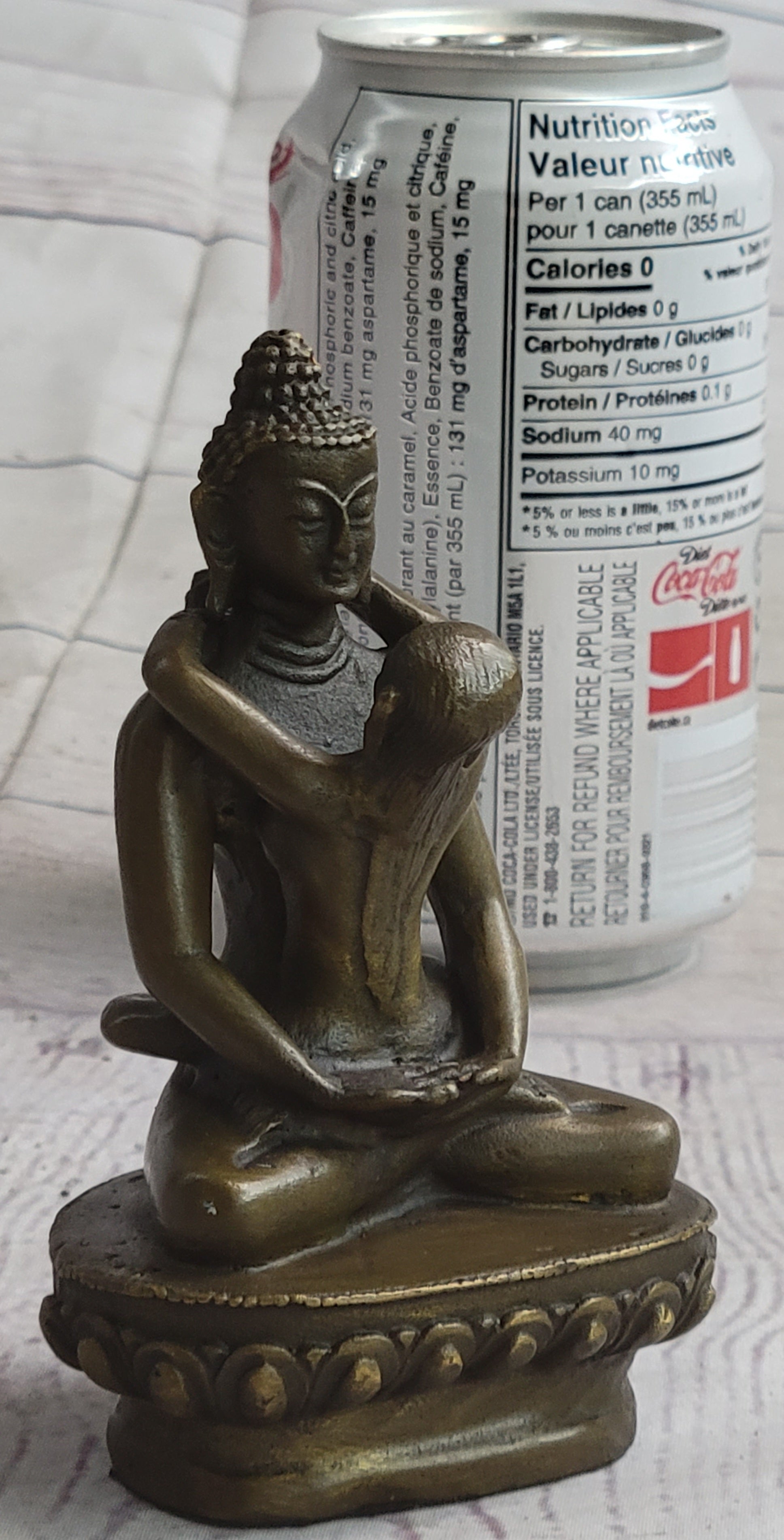 Tibet Art Tantra Buddhism Gilt Bronze Mandkesvara Yab-Yum Lotus