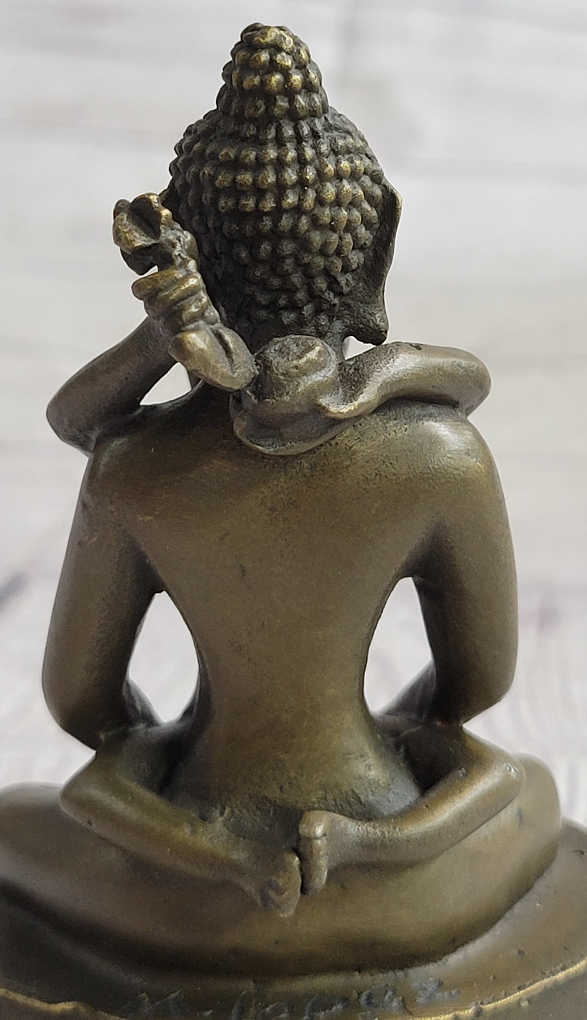 Tibet Art Tantra Buddhism Gilt Bronze Mandkesvara Yab-Yum Lotus