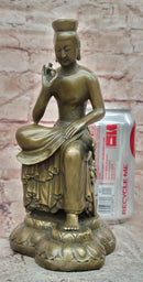 Signed Milo Genuine Bronze Buddha Statue Buddhist Sculpture Meditation Art