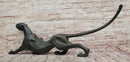 Bronze Panther Sculpture – Abstract Feline Art Deco