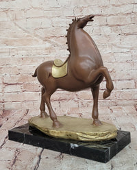 Modern Sculpture Made of Pure Copper, Bronze Horse Statue by B.C Zhang