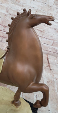 Modern Sculpture Made of Pure Copper, Bronze Horse Statue by B.C Zhang