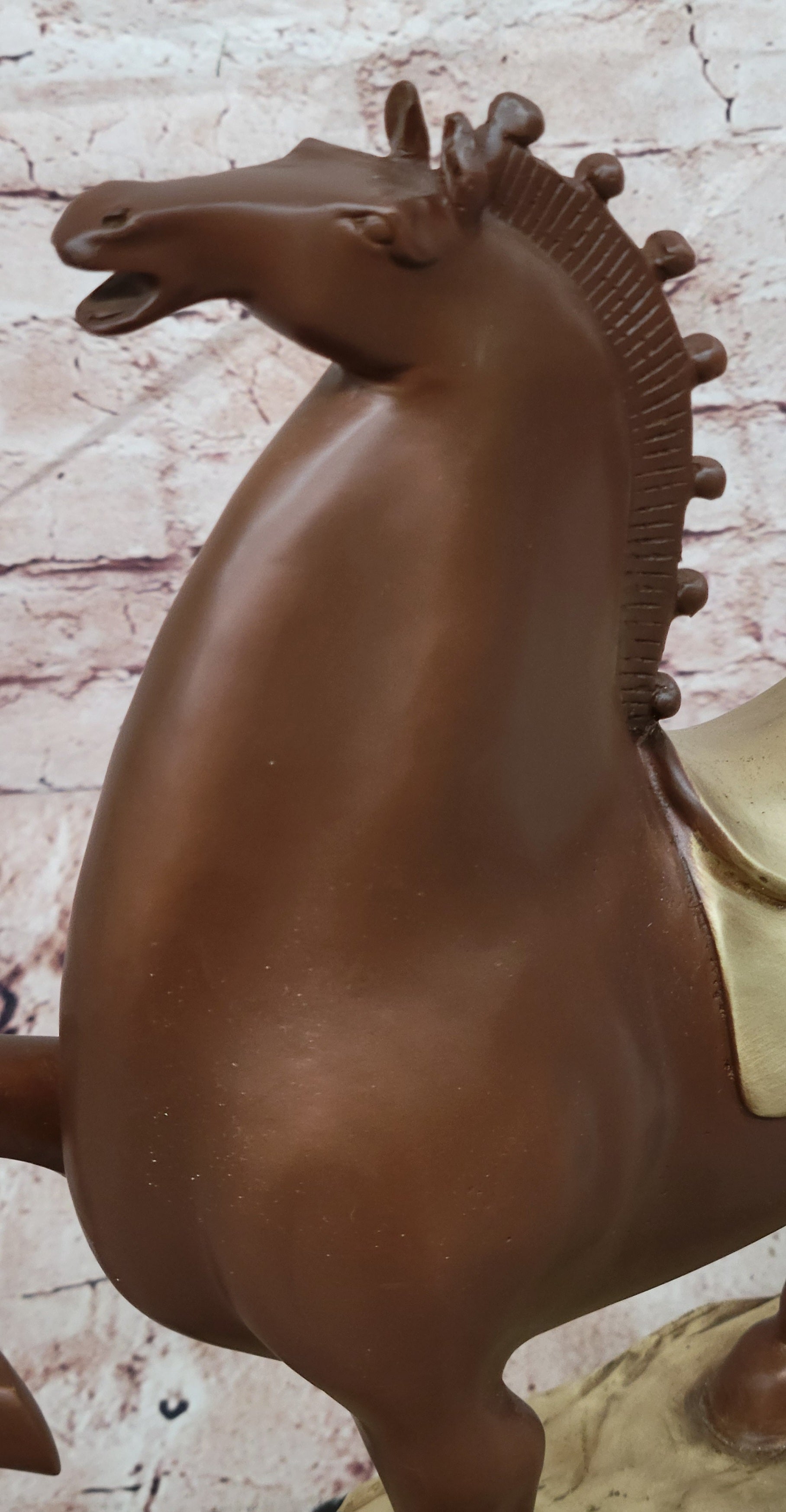 Modern Sculpture Made of Pure Copper, Bronze Horse Statue by B.C Zhang
