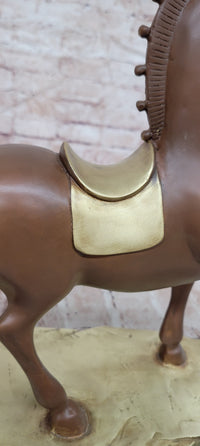 Modern Sculpture Made of Pure Copper, Bronze Horse Statue by B.C Zhang