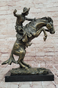 Bronco Buster by Fredric Remington Bronze Sculpture