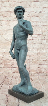 Famous Michelangelo's David Big Size Bronze Sculpture Statue Hand Made