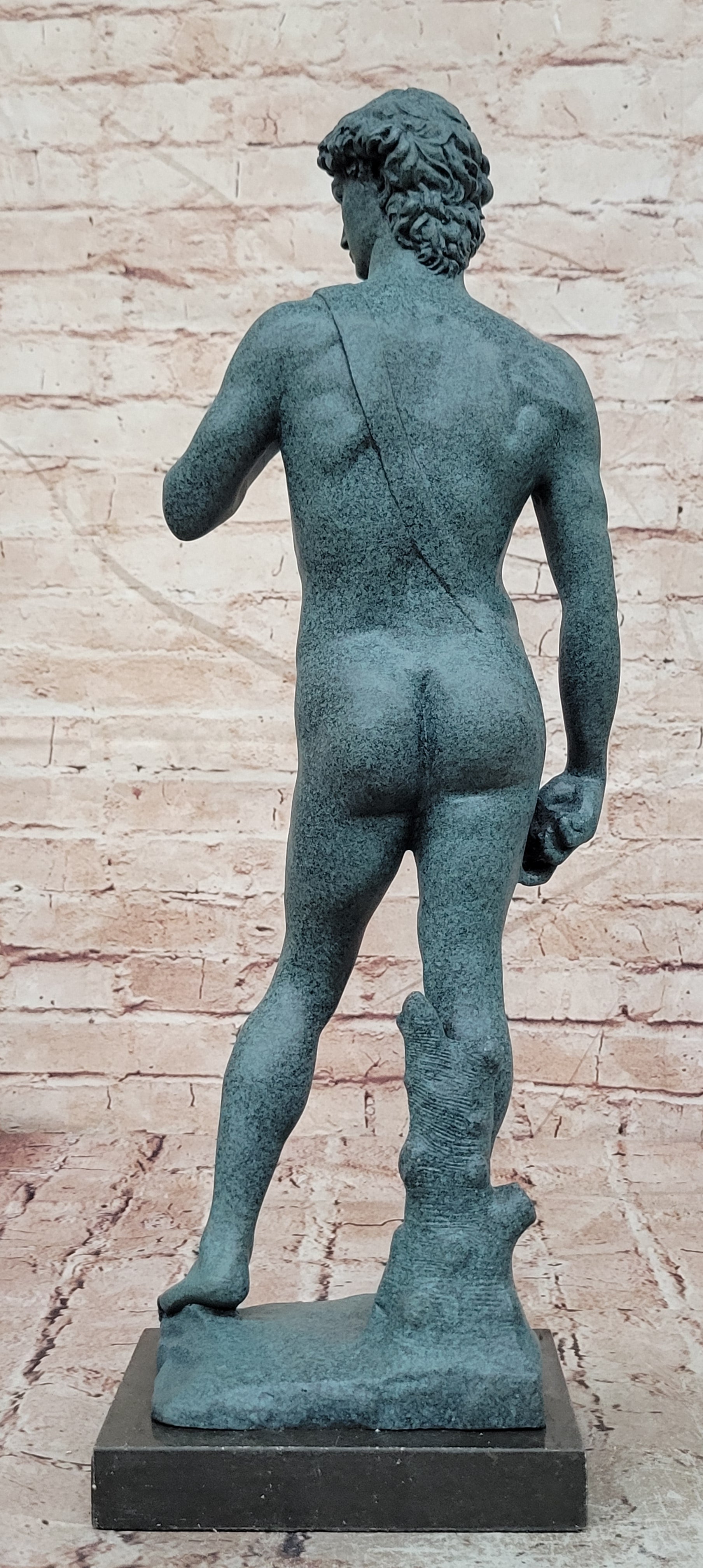 Famous Michelangelo's David Big Size Bronze Sculpture Statue Hand Made