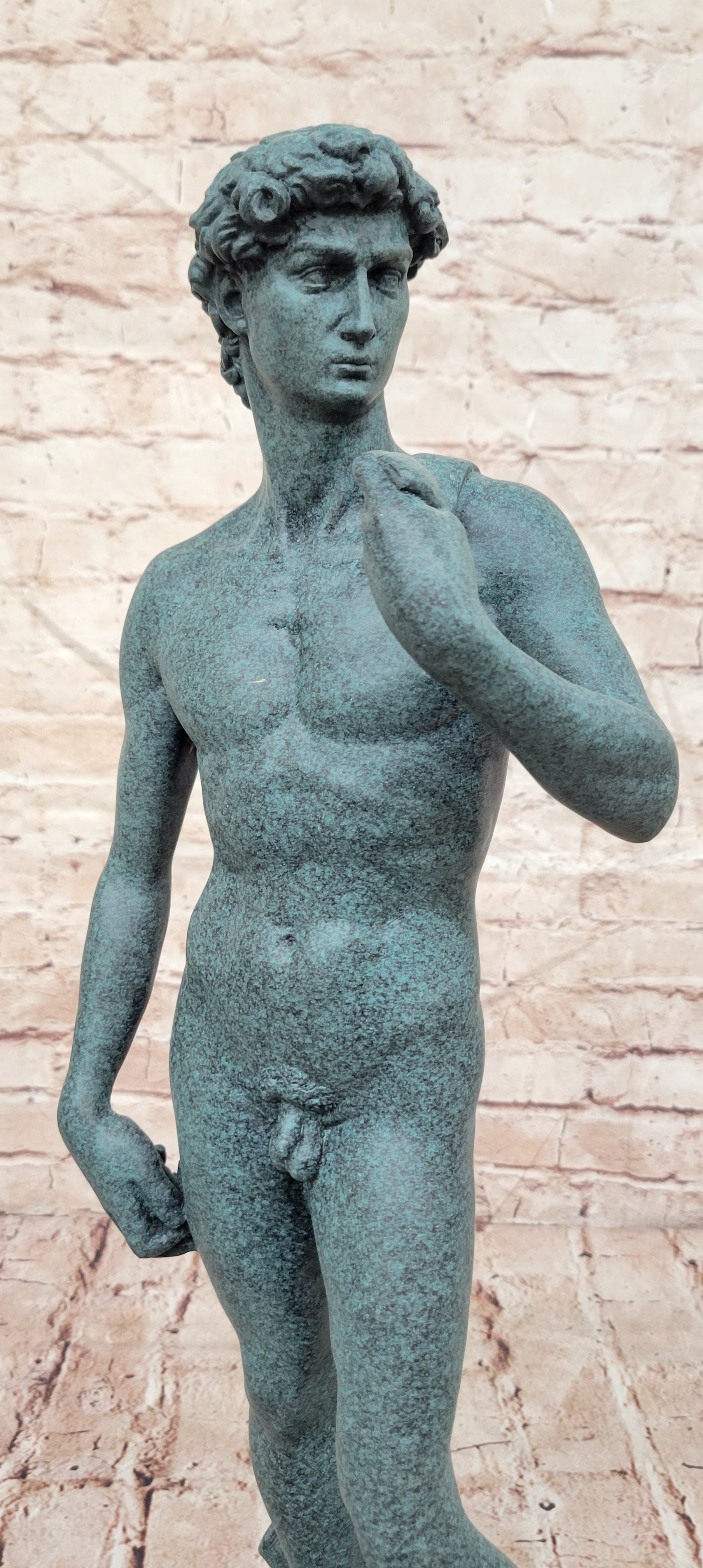 Famous Michelangelo's David Big Size Bronze Sculpture Statue Hand Made