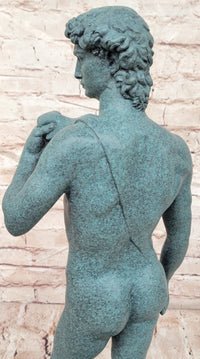 Famous Michelangelo's David Big Size Bronze Sculpture Statue Hand Made