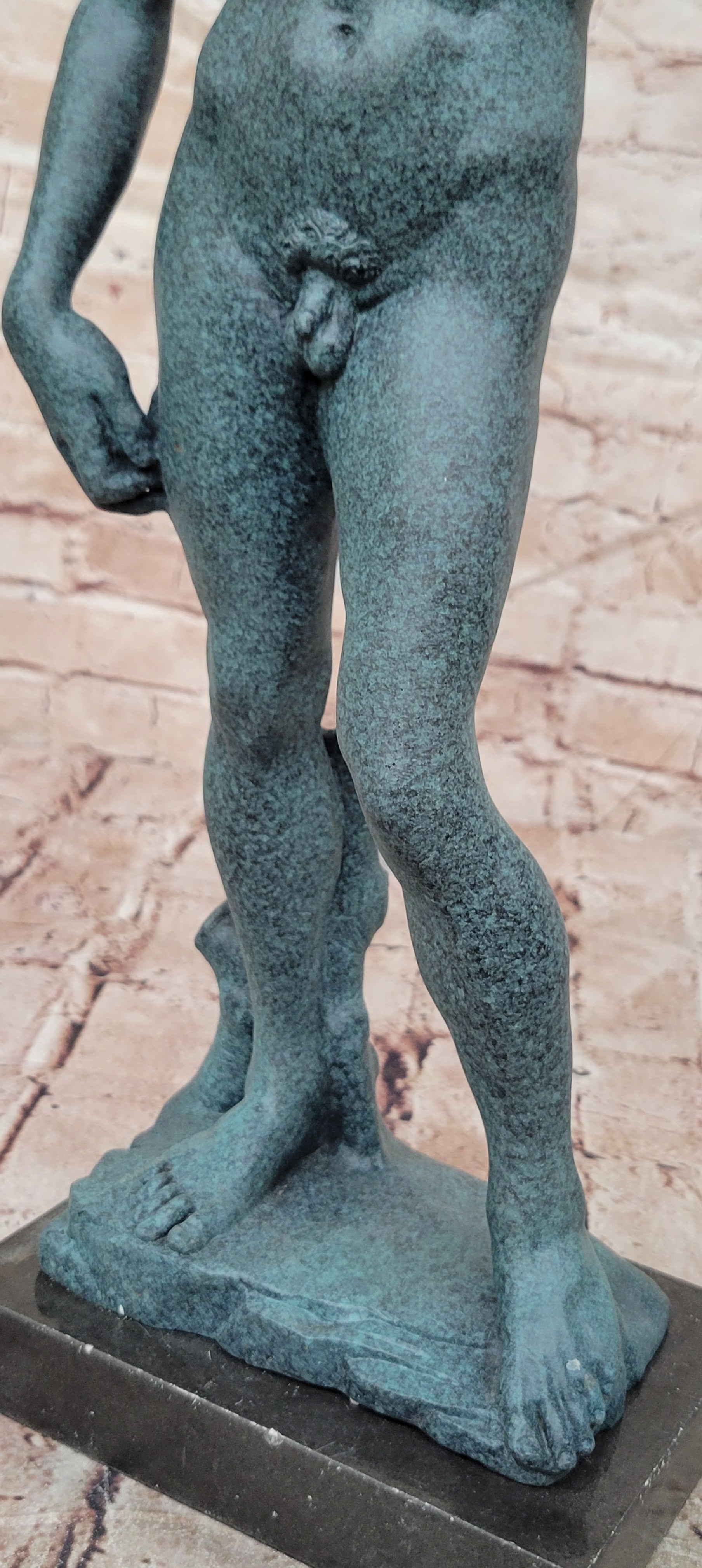Famous Michelangelo's David Big Size Bronze Sculpture Statue Hand Made