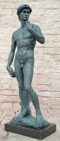 Famous Michelangelo's David Big Size Bronze Sculpture Statue Hand Made
