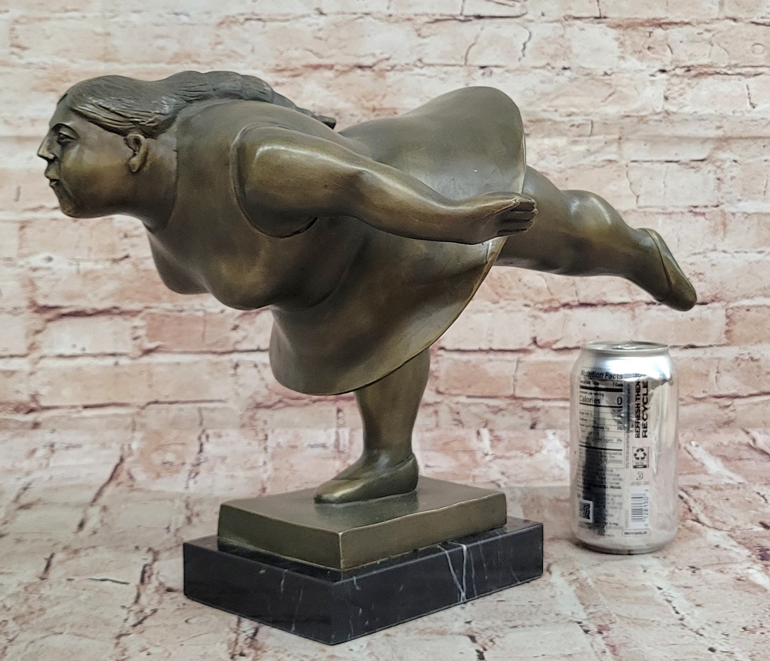 Ballerina Dancer Girl Bronze Sculpture by Botero