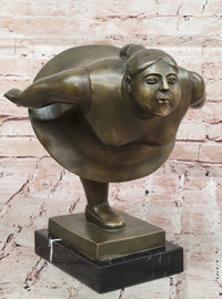 Ballerina Dancer Girl Bronze Sculpture by Botero