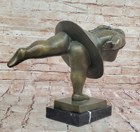 Ballerina Dancer Girl Bronze Sculpture by Botero