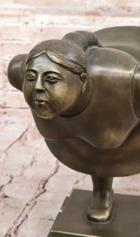 Ballerina Dancer Girl Bronze Sculpture by Botero