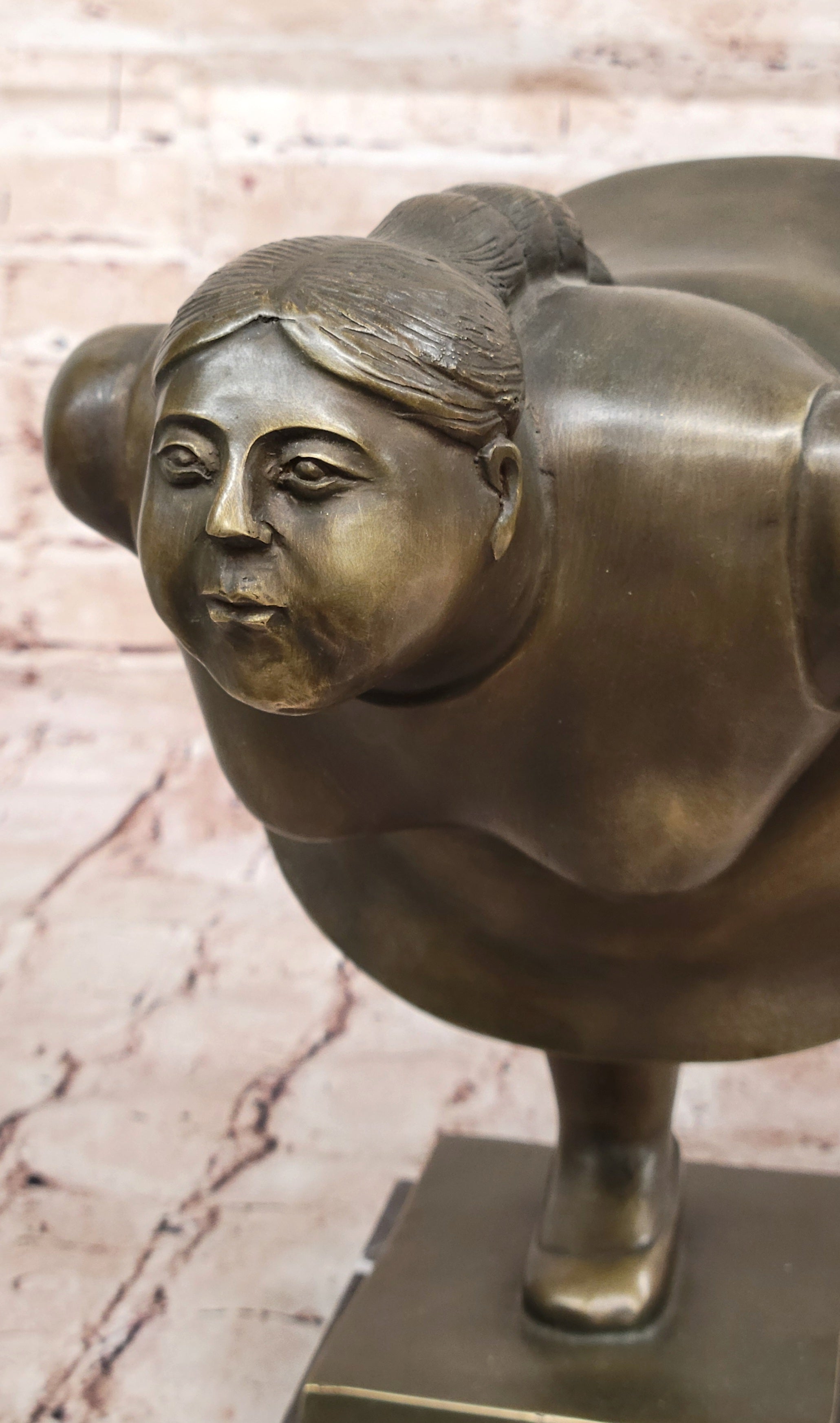 Ballerina Dancer Girl Bronze Sculpture by Botero