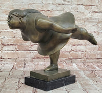 Ballerina Dancer Girl Bronze Sculpture by Botero