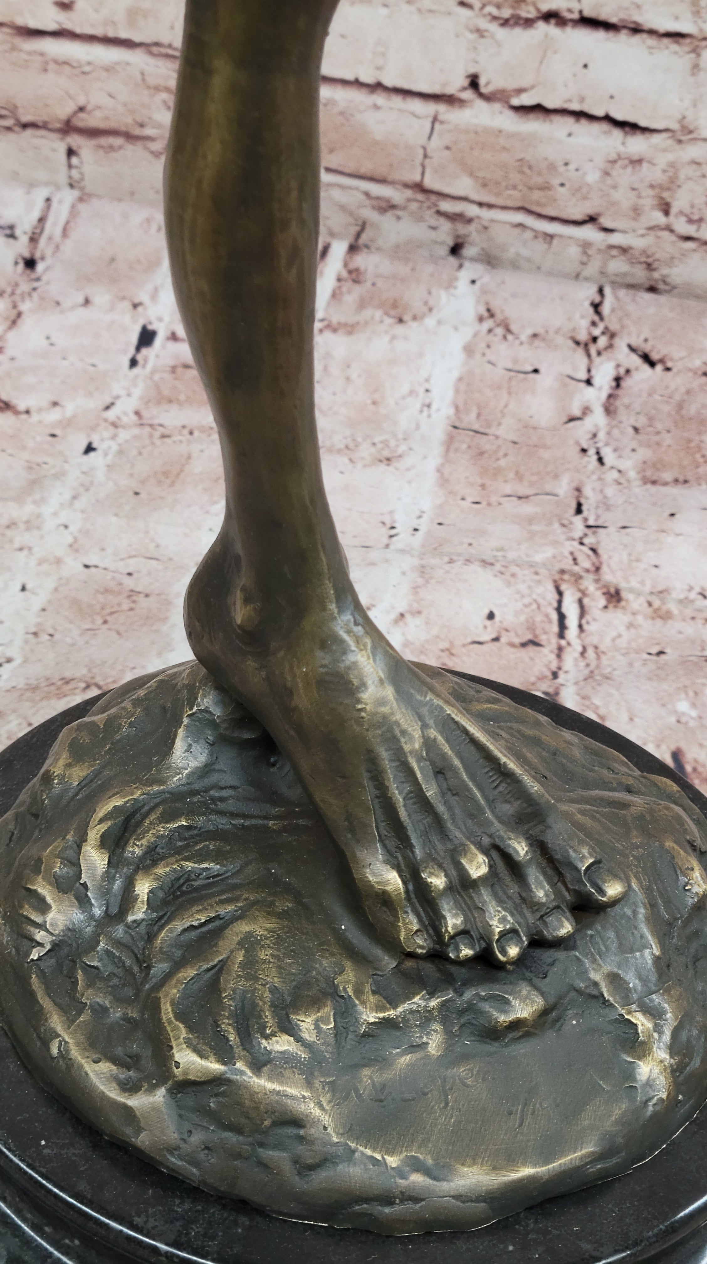 Irish Bronze Sculpture – Dancing Leprechaun Playing Flute