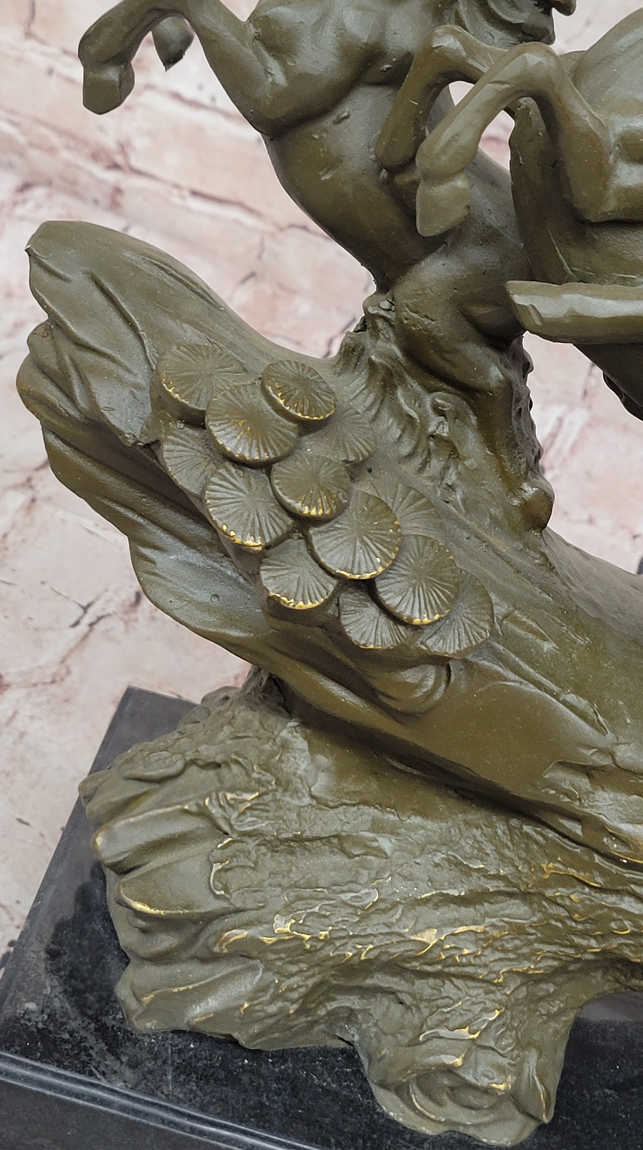 Eight Running Horses Bronze Sculpture by Milo
