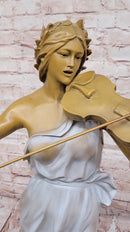 Bronze Violinist – Graceful Woman Playing Violin