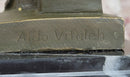 Bronze Roman Emperor Sculpture on Marble Base by Aldo Vitaleh