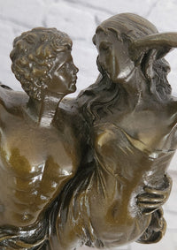 Romantic Naked Lovers Floating Bronze Sculpture Statue Love Romance Angels Gift