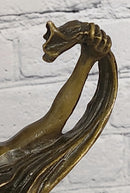 Romantic Naked Lovers Floating Bronze Sculpture Statue Love Romance Angels Gift