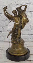 Romantic Naked Lovers Floating Bronze Sculpture Statue Love Romance Angels Gift
