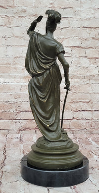 Spanish Conquistador Bronze Sculpture with Sword