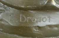 Spanish Conquistador Bronze Sculpture with Sword