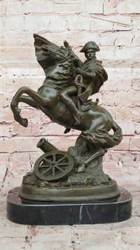 Bronze Napoleon Crossing the Alps on Horse - Military Art