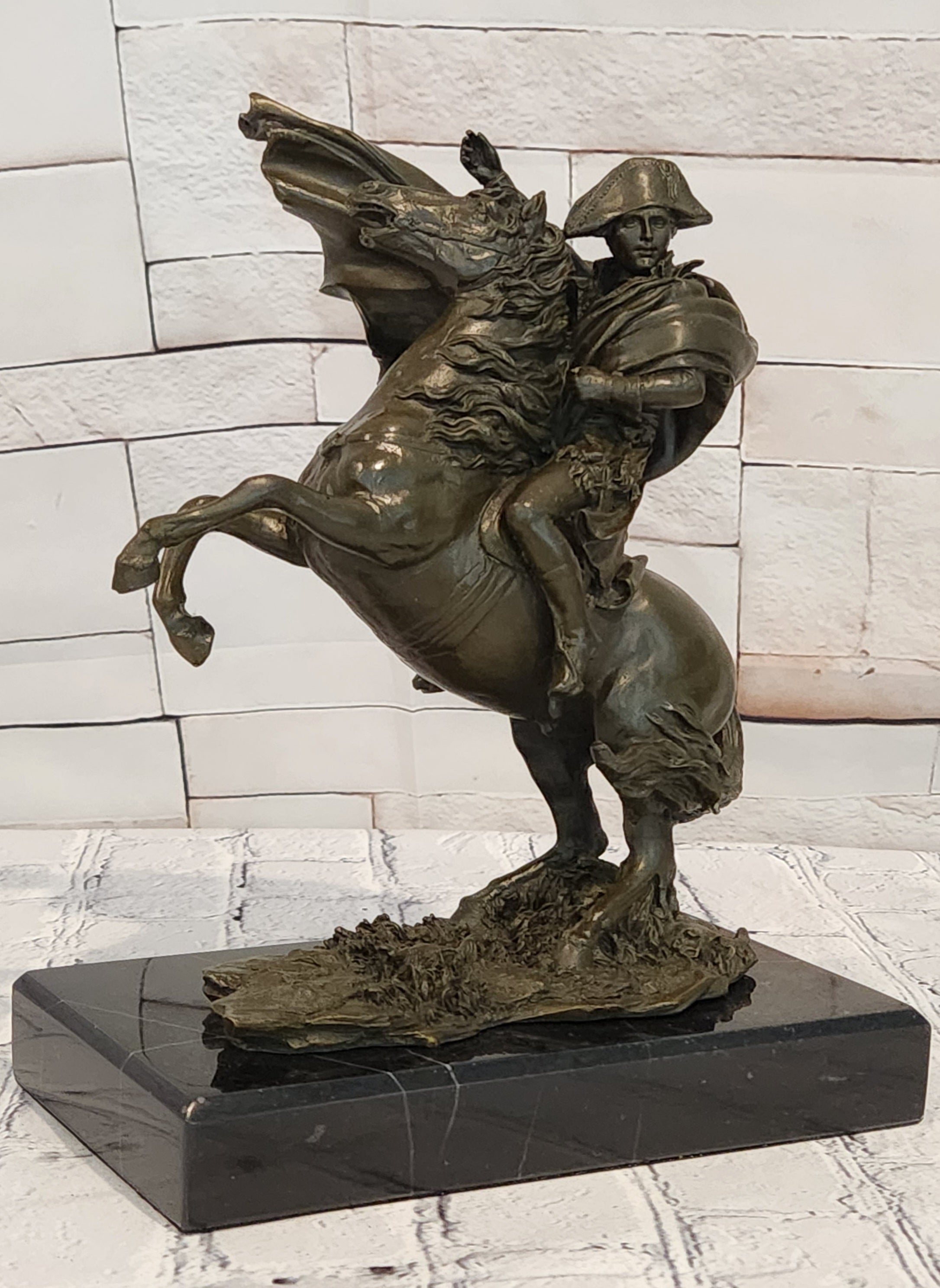 Napoleon Bonaparte Statue Hot Cast Bronze Napoleon Crossing the Alps Sculpture