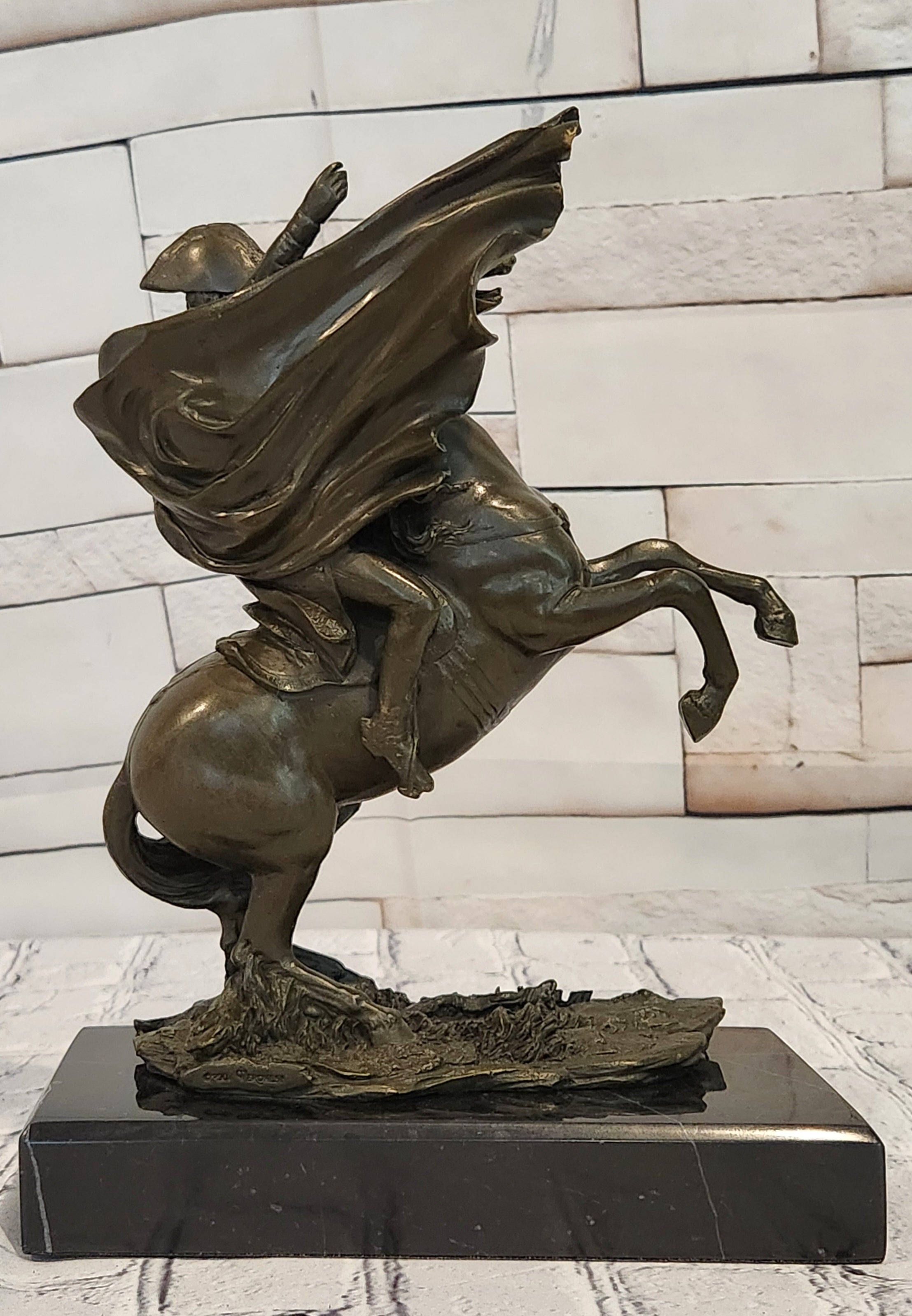Napoleon Bonaparte Statue Hot Cast Bronze Napoleon Crossing the Alps Sculpture