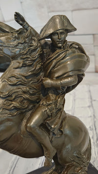 Napoleon Bonaparte Statue Hot Cast Bronze Napoleon Crossing the Alps Sculpture