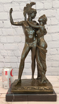 Mars and Venus Sculpture Bronze Aphrodite Statues Mythical Artwork Statue Decor