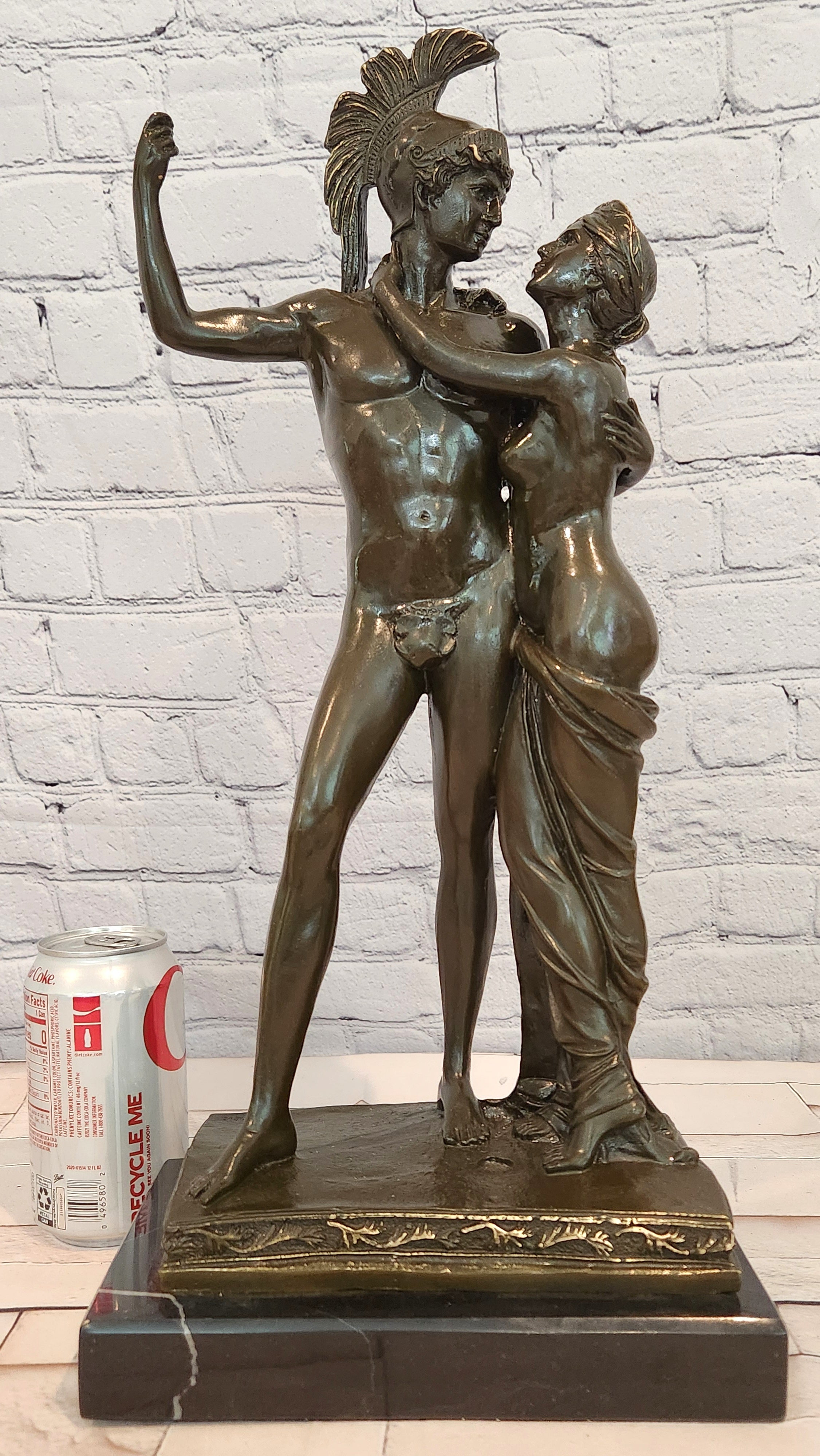 Mars and Venus Sculpture Bronze Aphrodite Statues Mythical Artwork Statue Decor