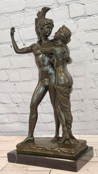 Mars and Venus Sculpture Bronze Aphrodite Statues Mythical Artwork Statue Decor