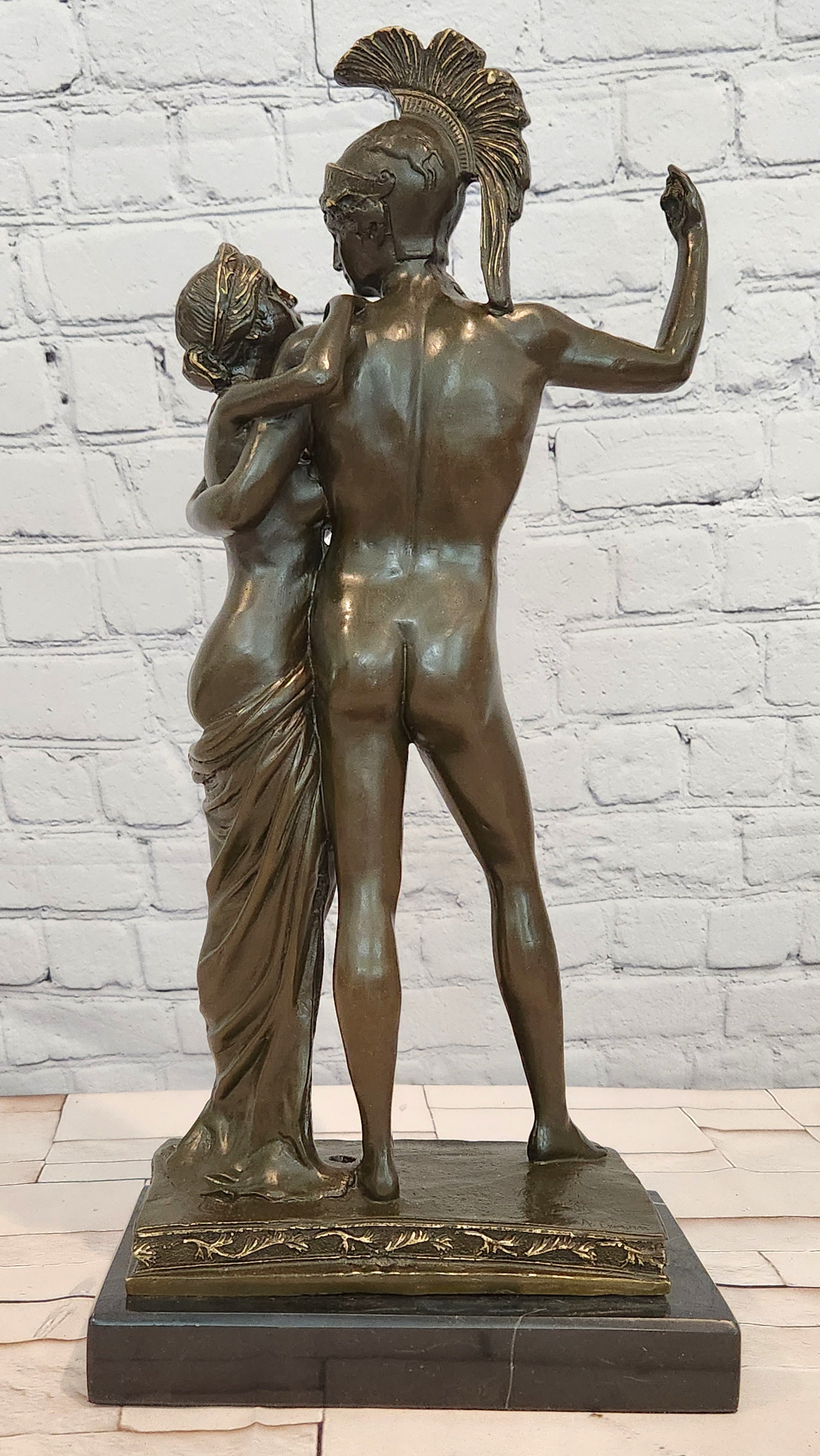 Mars and Venus Sculpture Bronze Aphrodite Statues Mythical Artwork Statue Decor