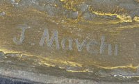 Bruce Lee Martial Arts Bronze Sculpture by J. Mavchi
