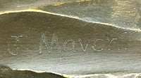 Bruce Lee Bronze Martial Artist Sculpture on Marble Base