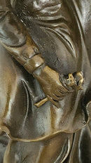 Art Nouveau Gallant Couple by Cesaro Genuine detailed Bronze Sculpture Statue