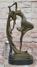 Female Dancer in Motion Bronze Sculpture - Ballet Art