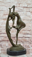Female Dancer in Motion Bronze Sculpture - Ballet Art