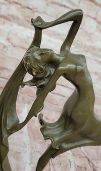 Female Dancer in Motion Bronze Sculpture - Ballet Art