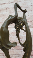 Female Dancer in Motion Bronze Sculpture - Ballet Art