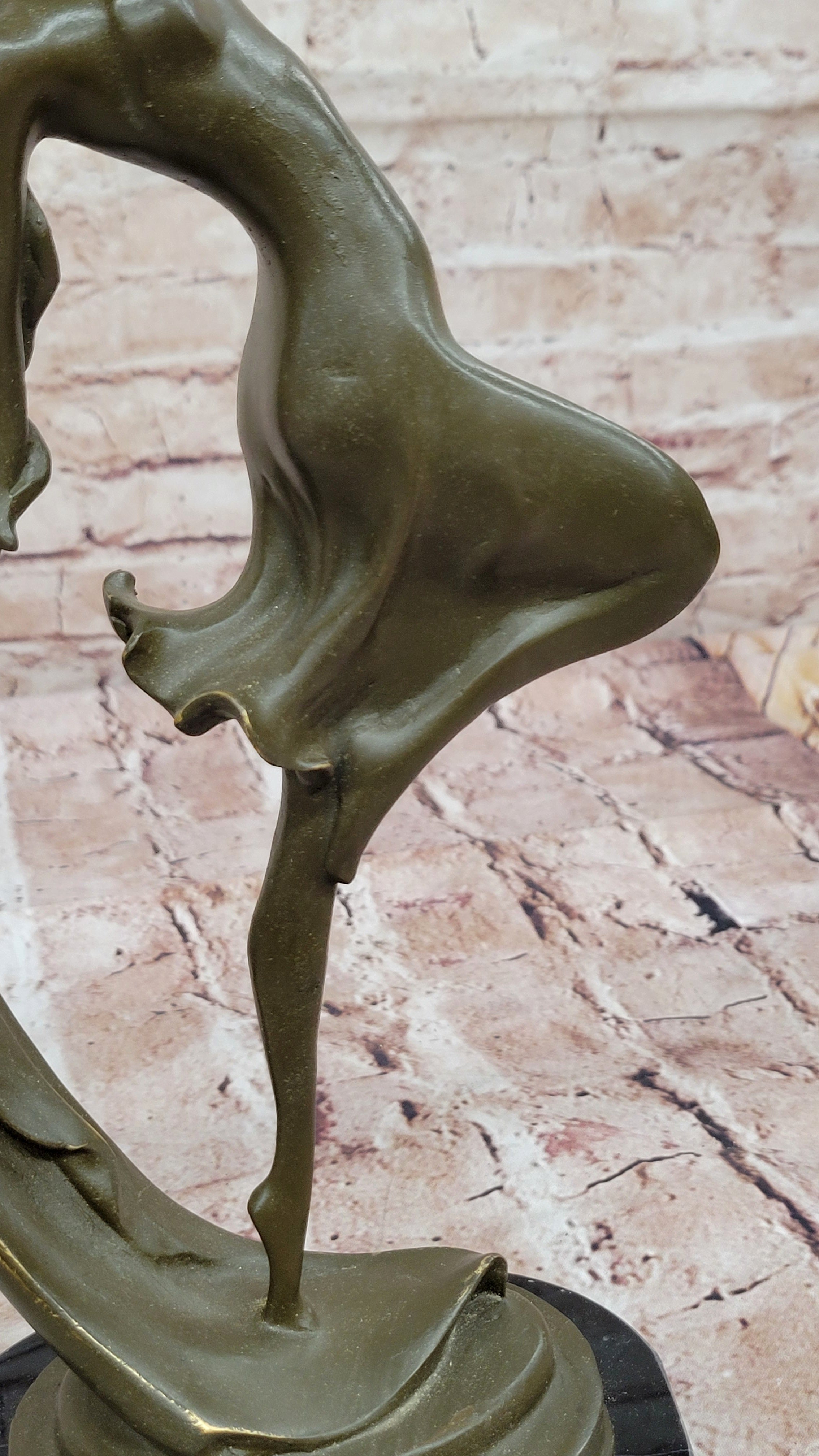 Female Dancer in Motion Bronze Sculpture - Ballet Art