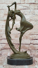 Female Dancer in Motion Bronze Sculpture - Ballet Art